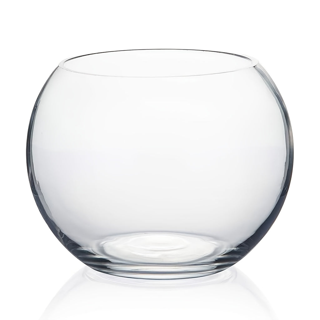 Pot de fleur en verre, culture hydroponique, transparent, vue d'ensemble