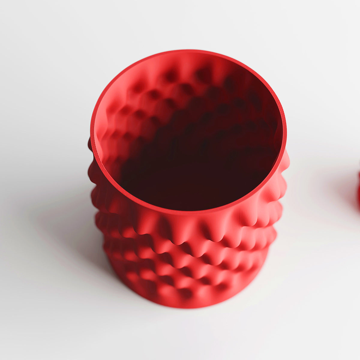 Cache-pot design effet nid d'abeille pour plante d'intérieur