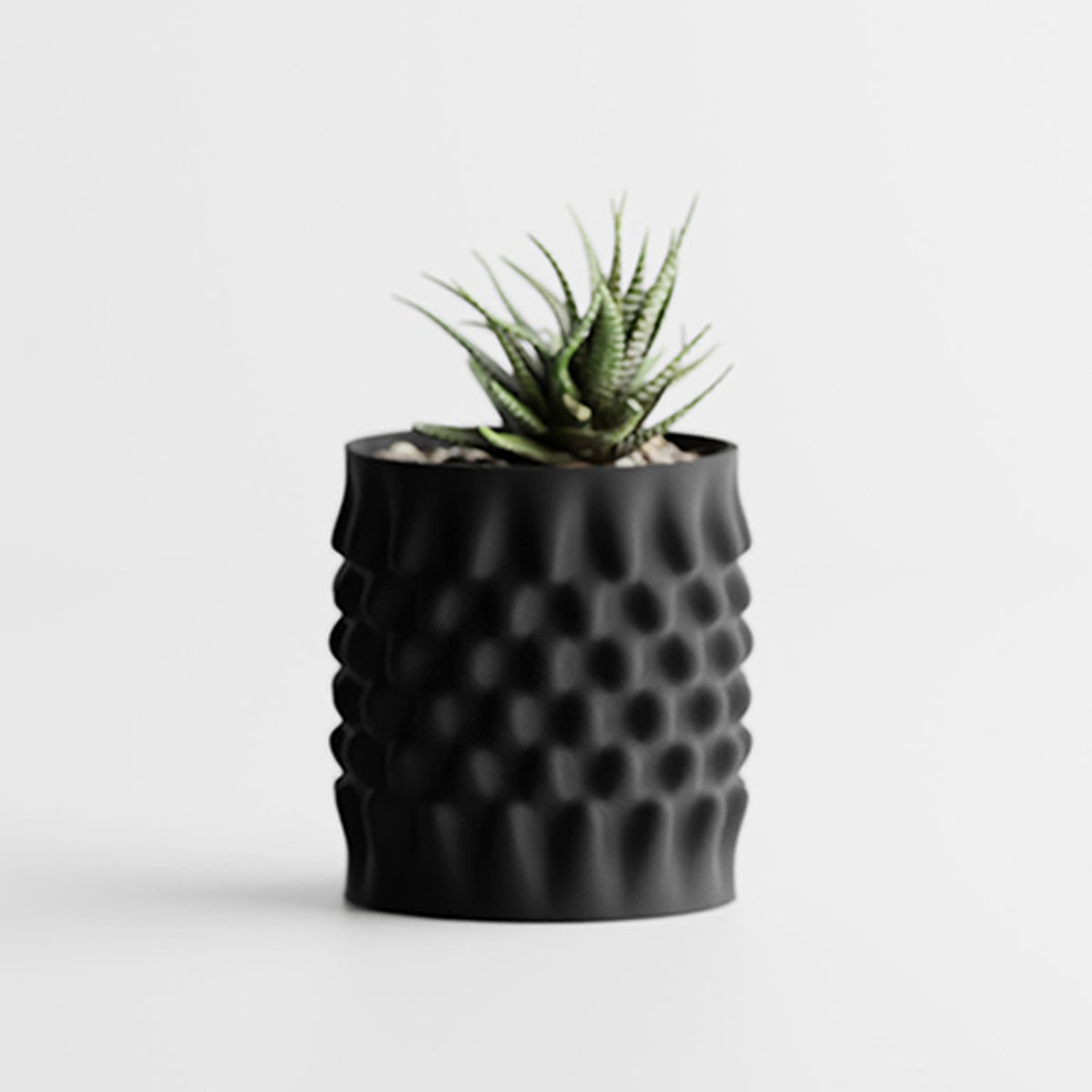 Cache-pot design effet nid d'abeille pour plante d'intérieur