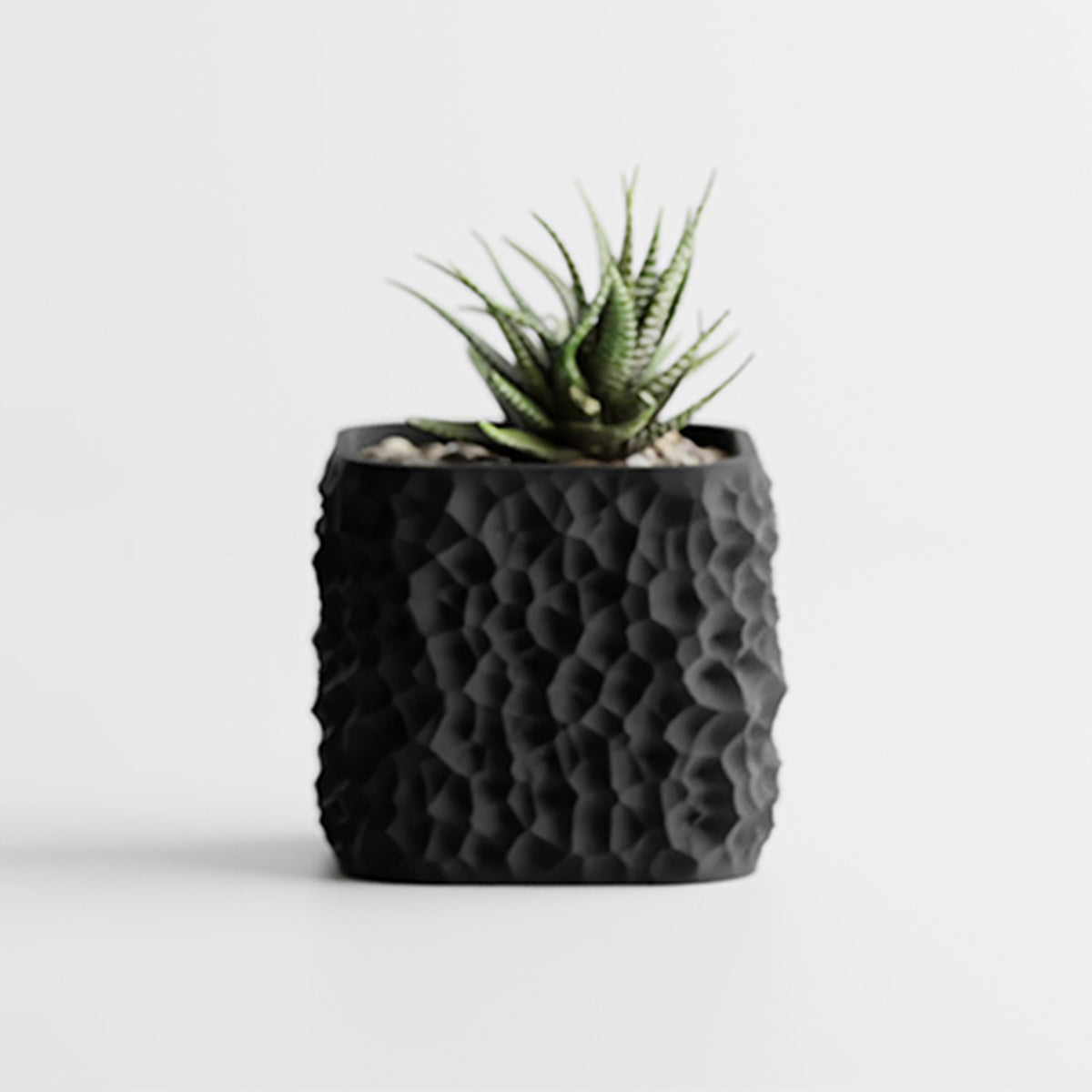 Cache-pot design à texture lunaire — lot de 2, 6 coloris