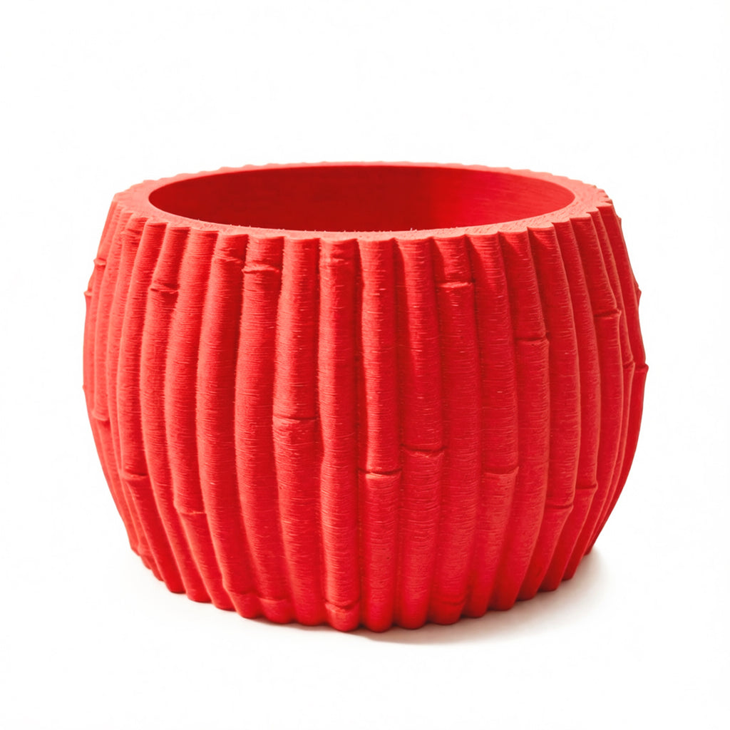 Cache-pot effet bambou Ø 15 cm — 7 coloris pour orchidée