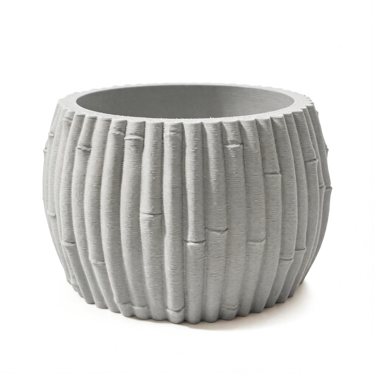 Cache-pot effet bambou Ø 15 cm — 7 coloris pour orchidée