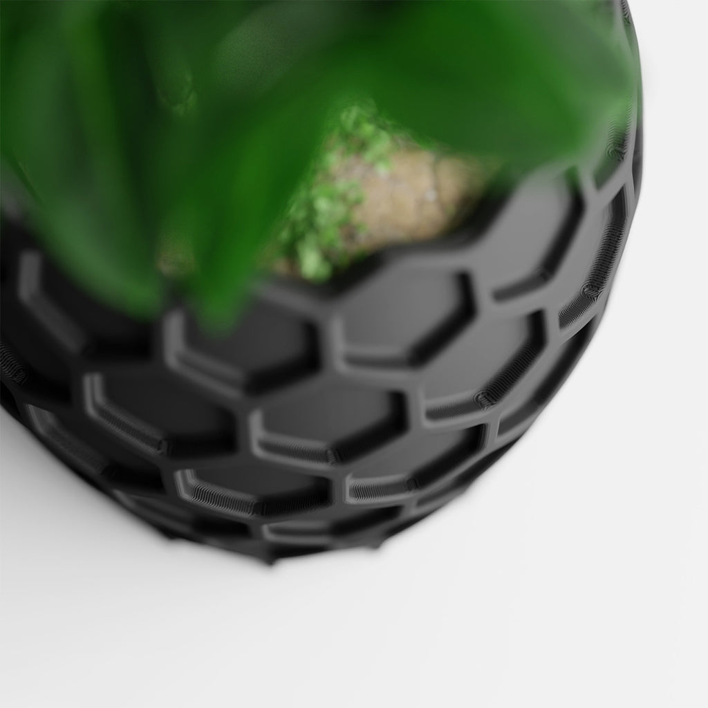 Cache-pot géométrique nid d'abeille Ø 20 cm — 7 coloris
