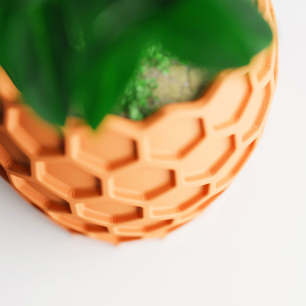 Cache-pot géométrique nid d'abeille Ø 20 cm — 7 coloris