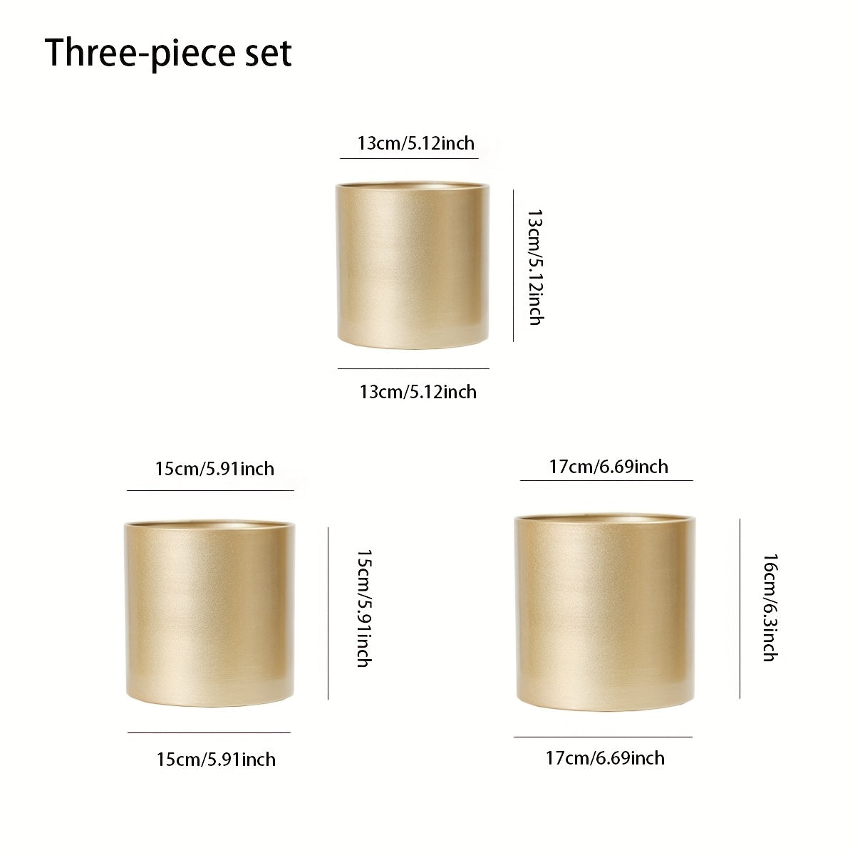 Ensemble de trois pièces calibre 13+15+17