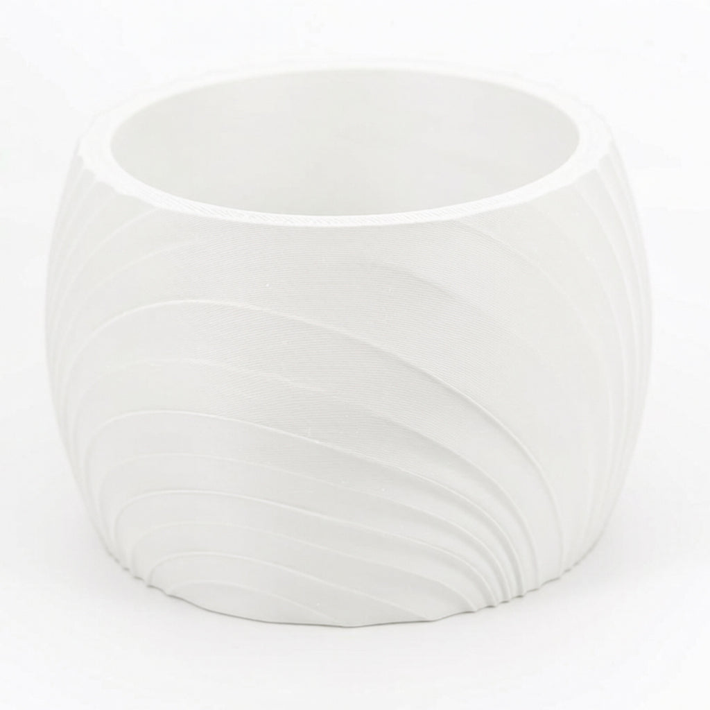 Cache-pot pour orchidée à ondes sculptées — 7 coloris mats