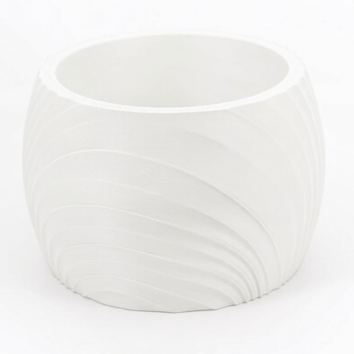 Cache-pot pour orchidée à ondes sculptées — 7 coloris mats