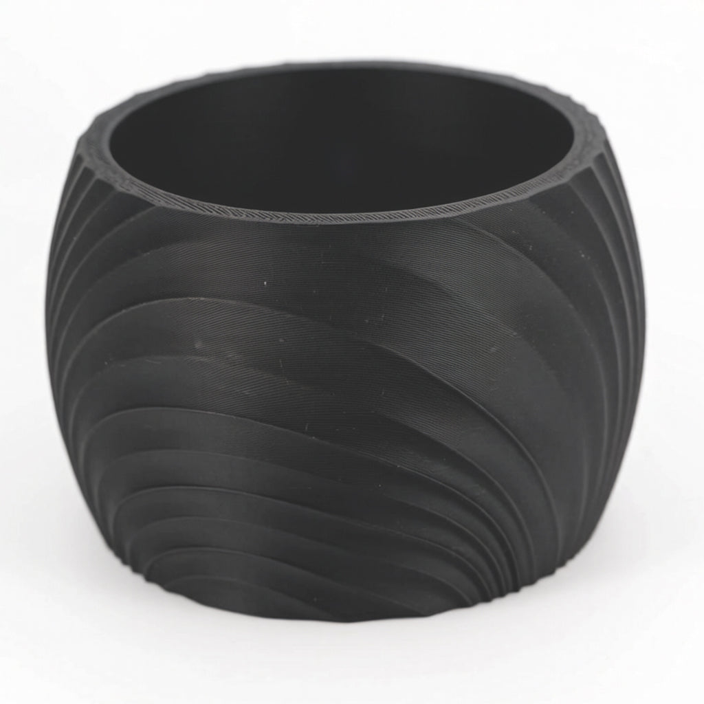 Cache-pot pour orchidée à ondes sculptées — 7 coloris mats