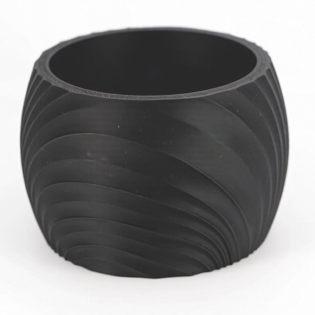 Cache-pot pour orchidée à ondes sculptées — 7 coloris mats