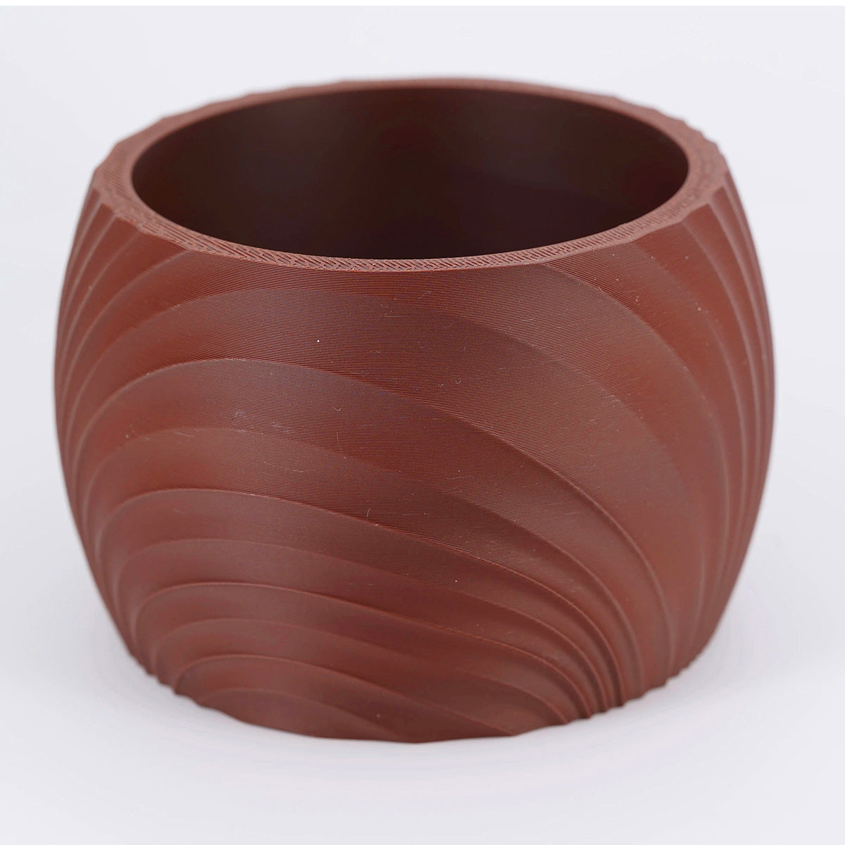 Cache-pot pour orchidée à ondes sculptées — 7 coloris mats