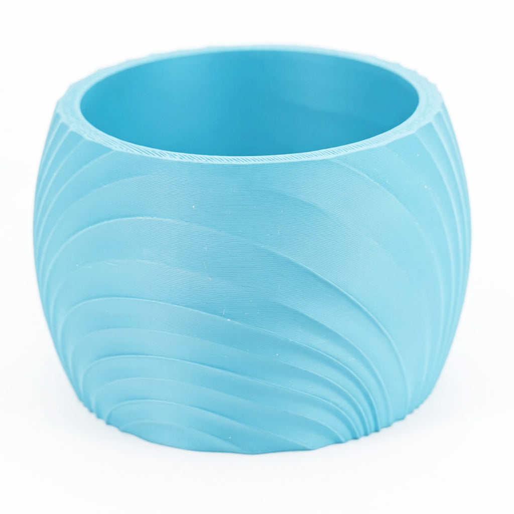 Cache-pot pour orchidée à ondes sculptées — 7 coloris mats