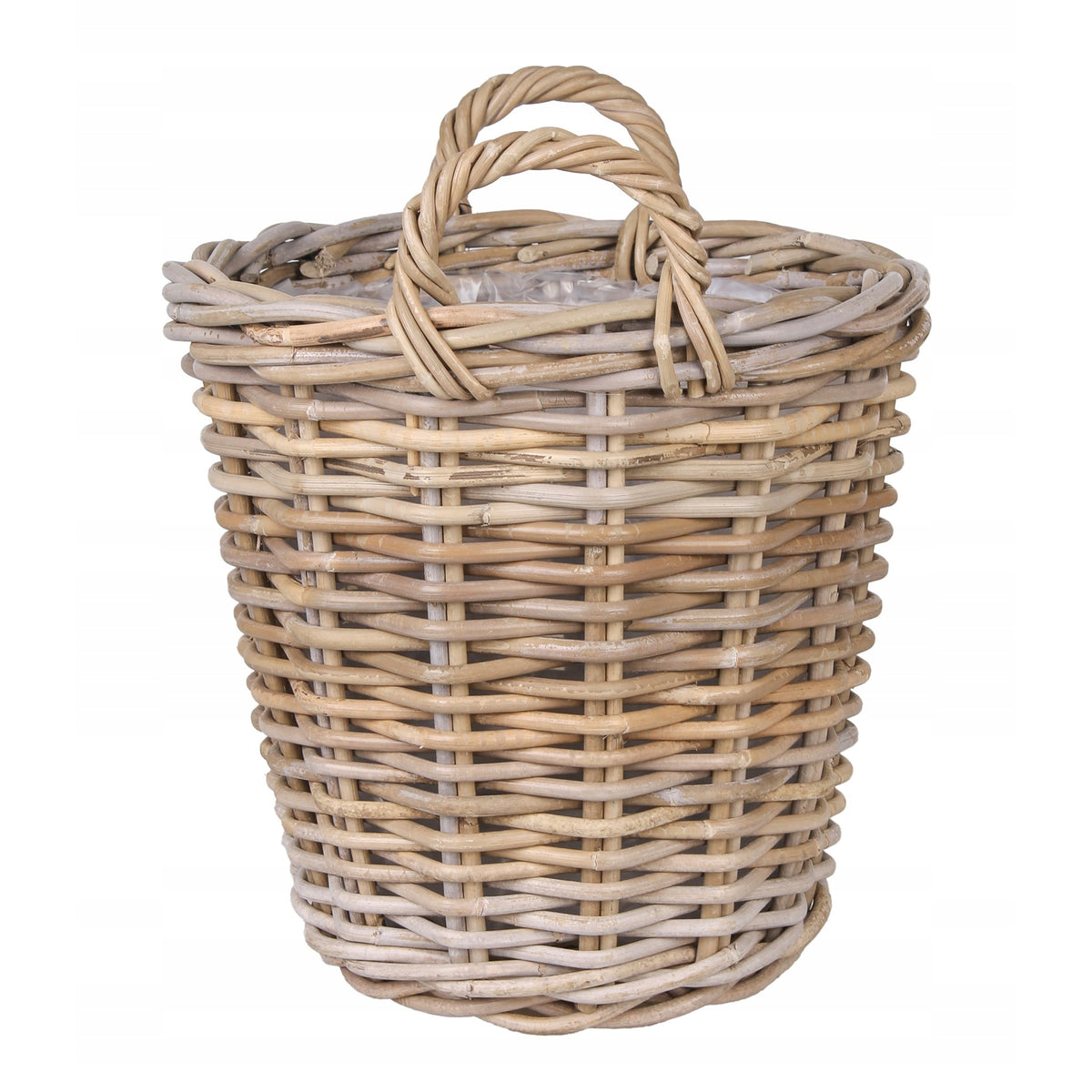 Cache-pot rond en rotin Kubu Ø 37 cm naturel grand format