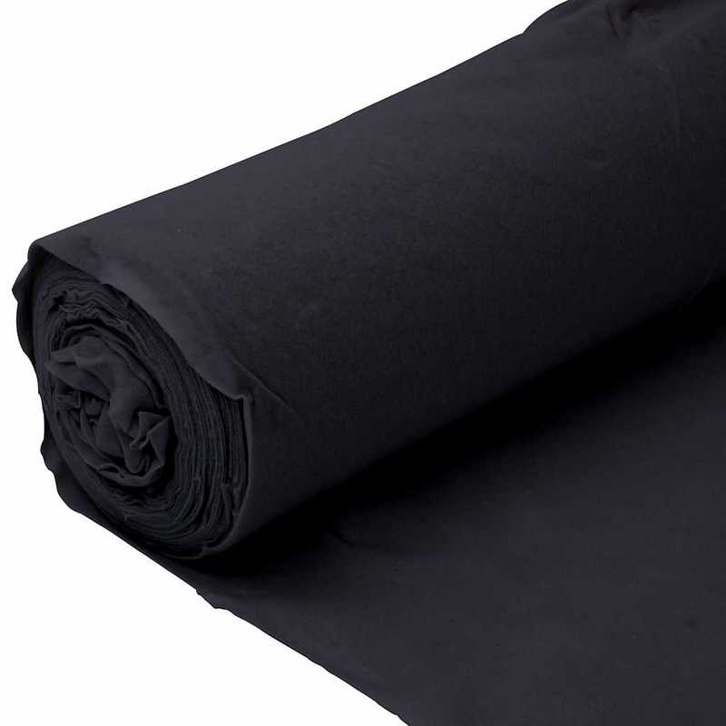 Géotextile noir 1x50 m — toile de paillage perméable jardin