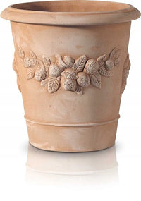 Grand pot de fleur d'extérieur en terre cuite Ø 39 cm — 25 L