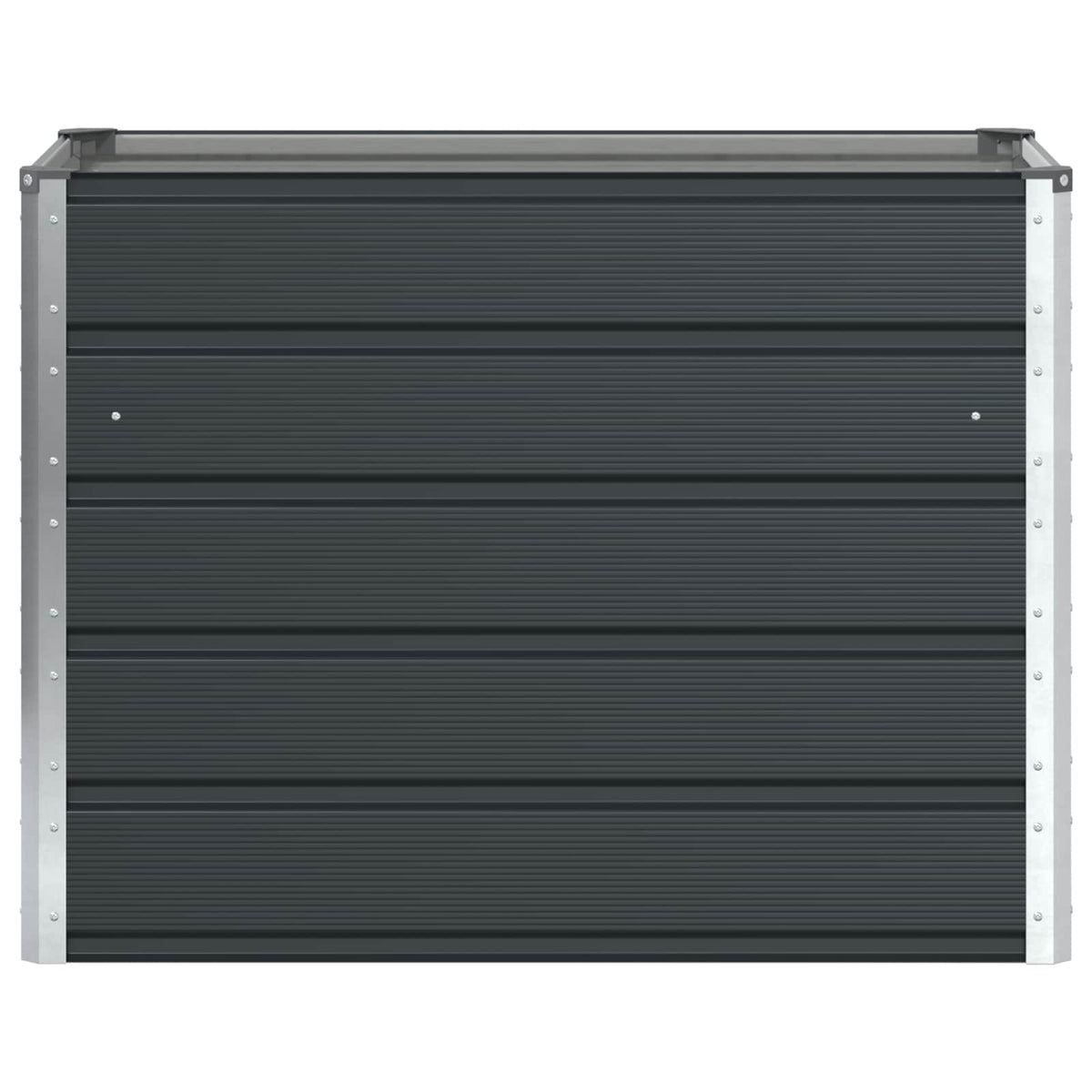 Jardinière XXL anthracite 480x50x45 cm en acier galvanisé