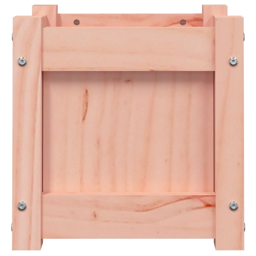 Jardinière carrée en bois 31 cm d'extérieur — Lot de 2 bacs
