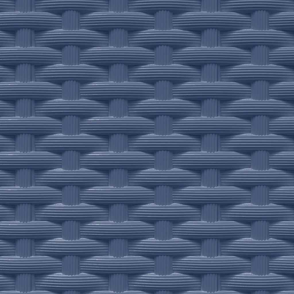 Jardinière carrée en plastique tressé 30x30x37 cm — lot de 2 ou 4