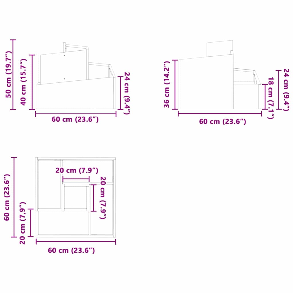 Jardinière étagée en métal 3 niveaux, 60 à 100 cm, 5 coloris