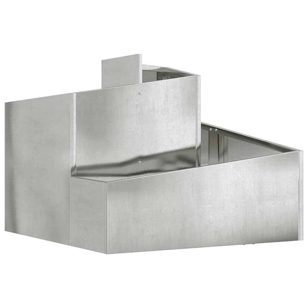 Jardinière étagée en métal 3 niveaux, 60 à 100 cm, 5 coloris