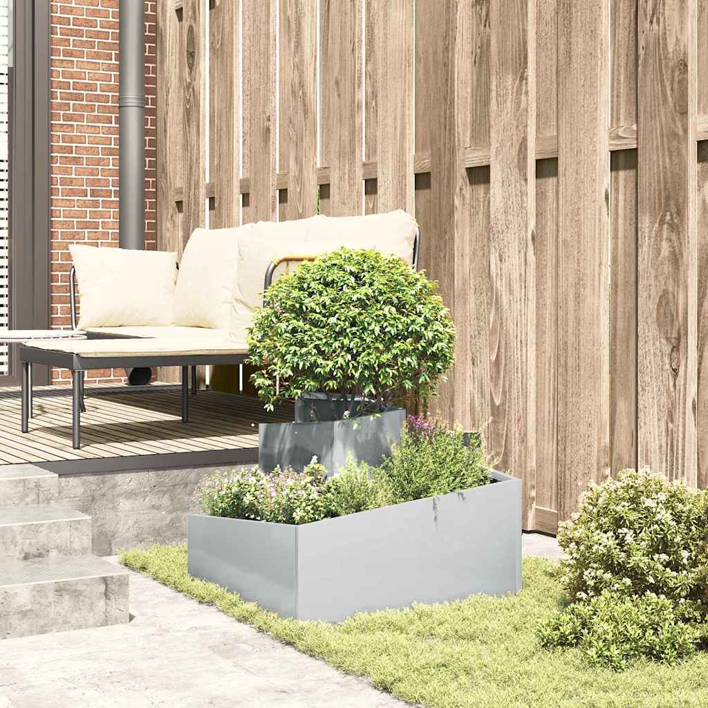 Jardinière étagée en métal 3 niveaux, 60 à 100 cm, 5 coloris