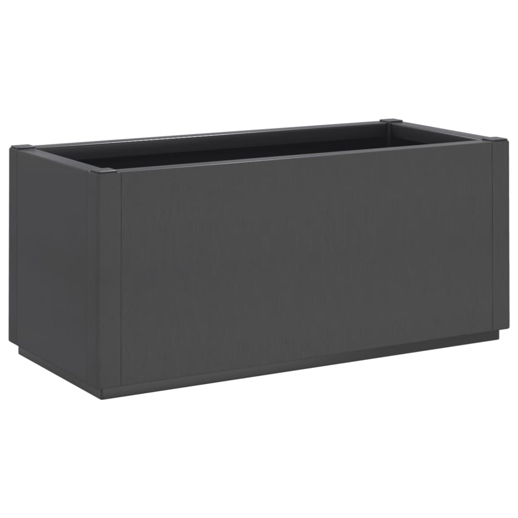 Jardinière d'extérieur blanche 80x36x35 cm — Grand format