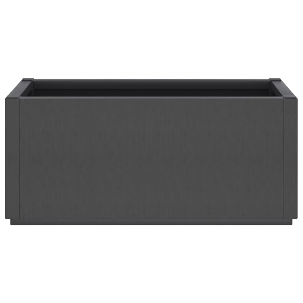 Jardinière d'extérieur blanche 80x36x35 cm — Grand format