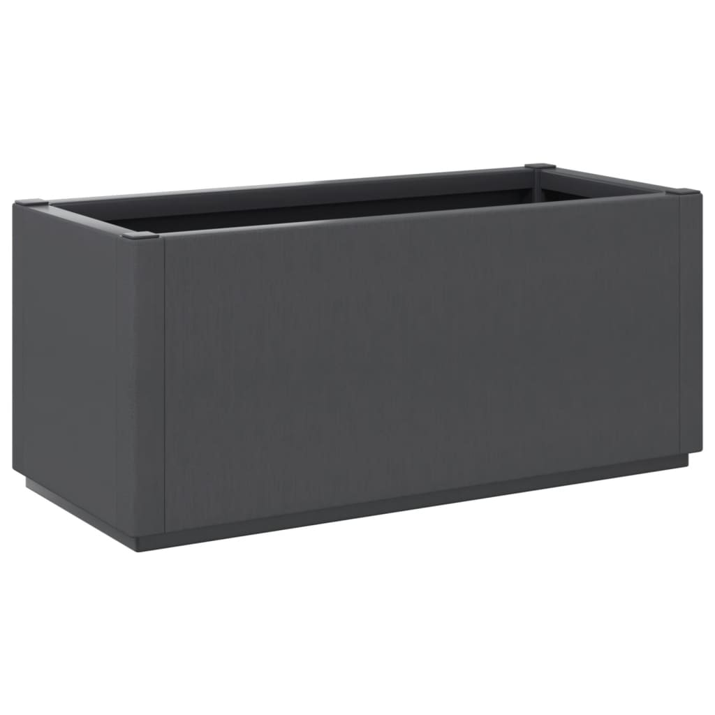 Jardinière d'extérieur blanche 80x36x35 cm — Grand format