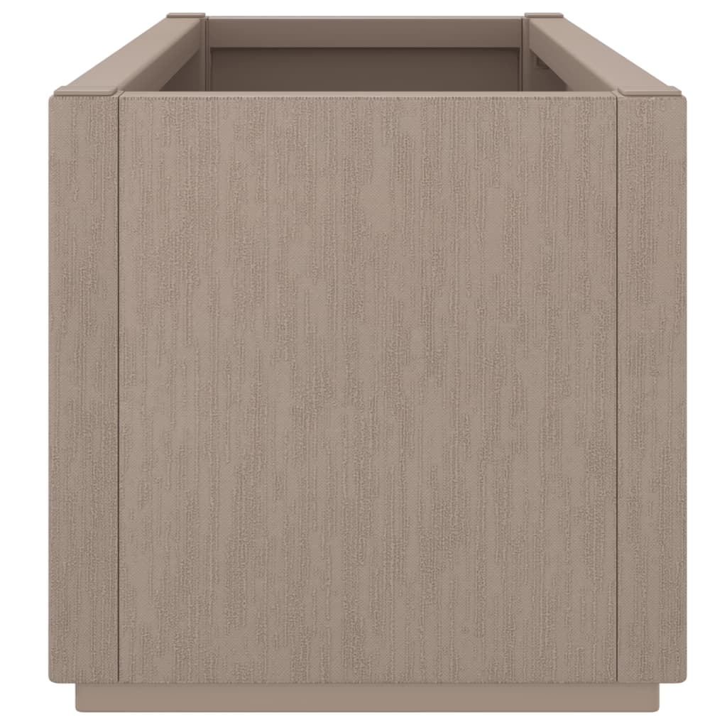 Jardinière d'extérieur blanche 80x36x35 cm — Grand format