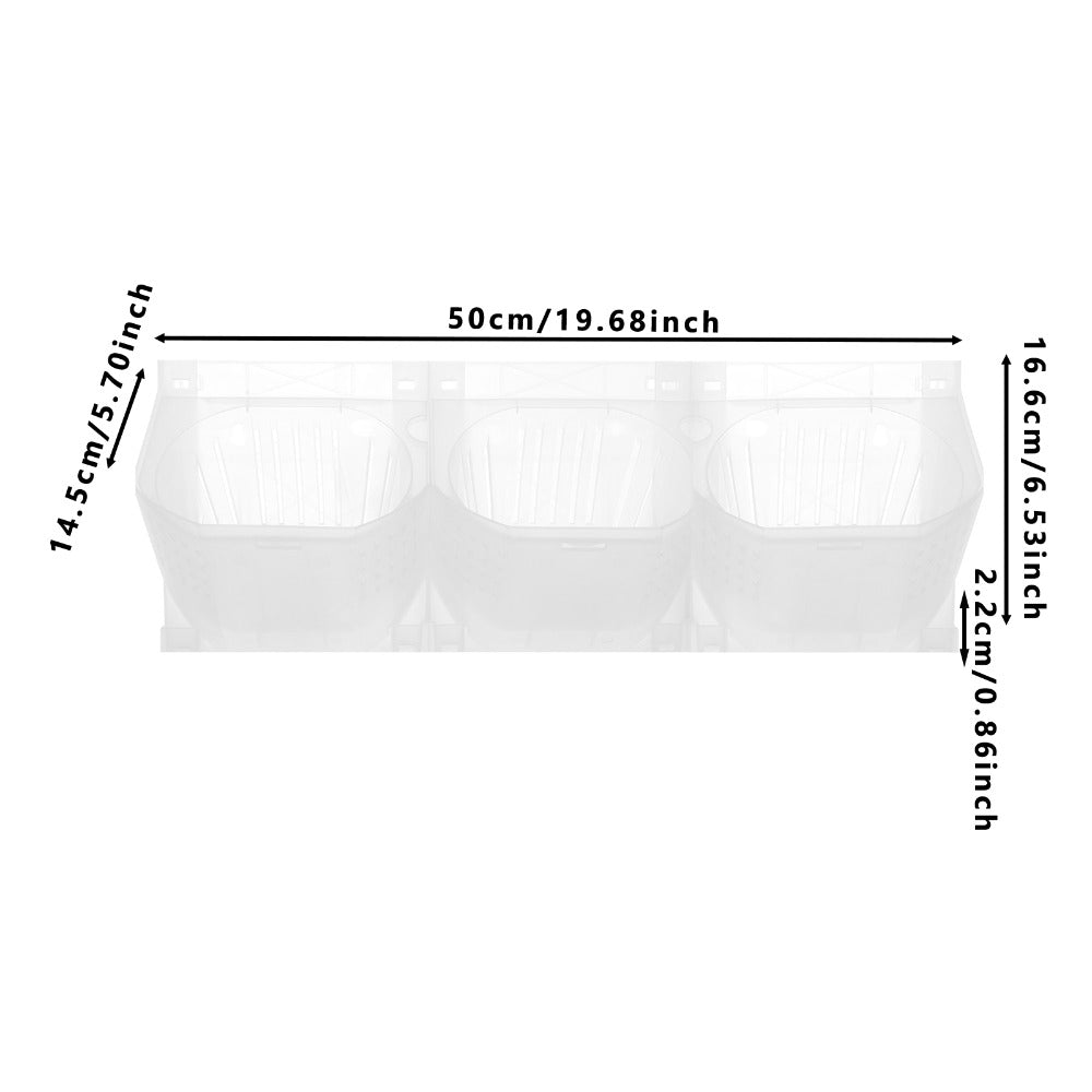 Jardinière murale blanche modulable, 36 pots pour mur végétal