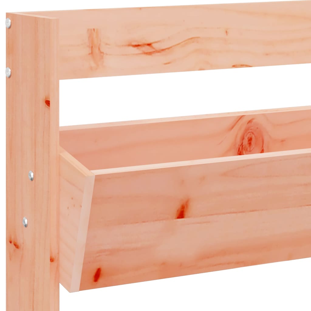 Jardinière murale verticale en bois massif, 3 bacs 60x110 cm