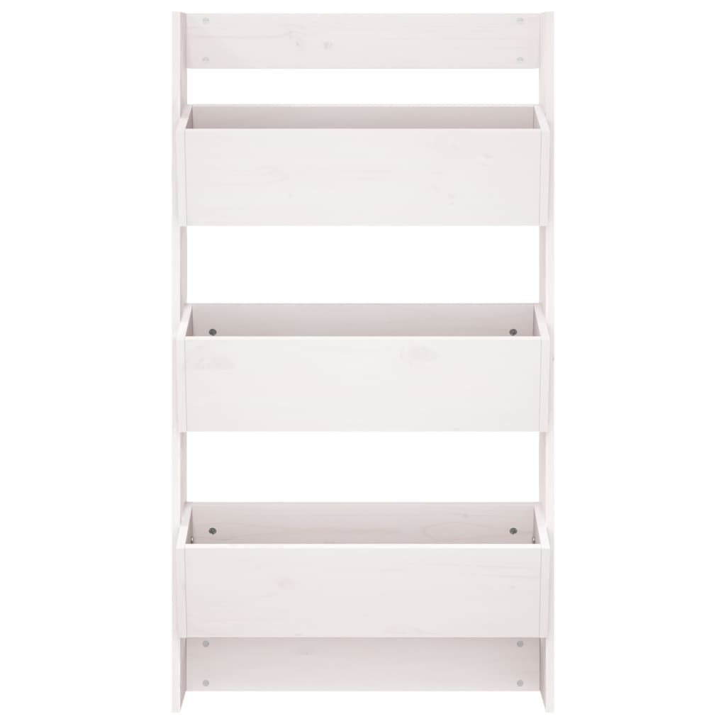 Jardinière murale verticale en bois massif, 3 bacs 60x110 cm