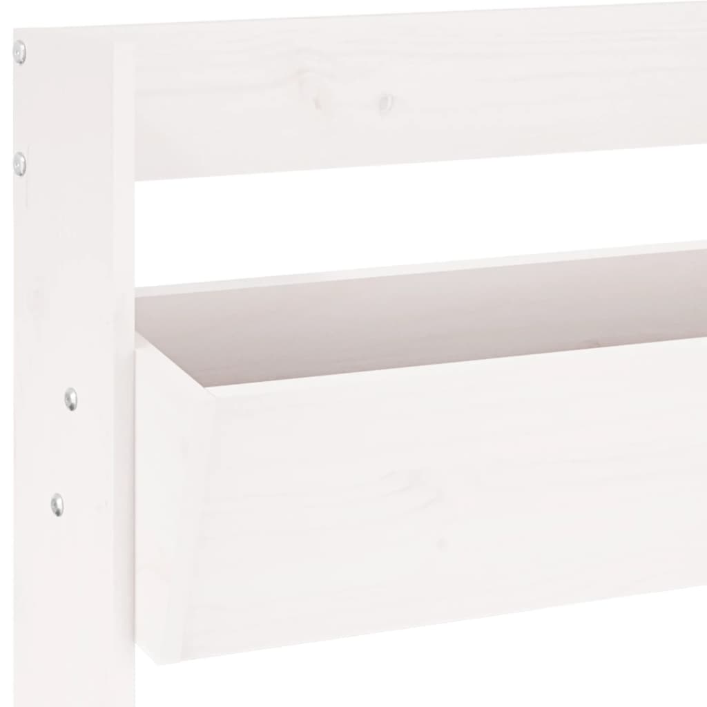 Jardinière murale verticale en bois massif, 3 bacs 60x110 cm