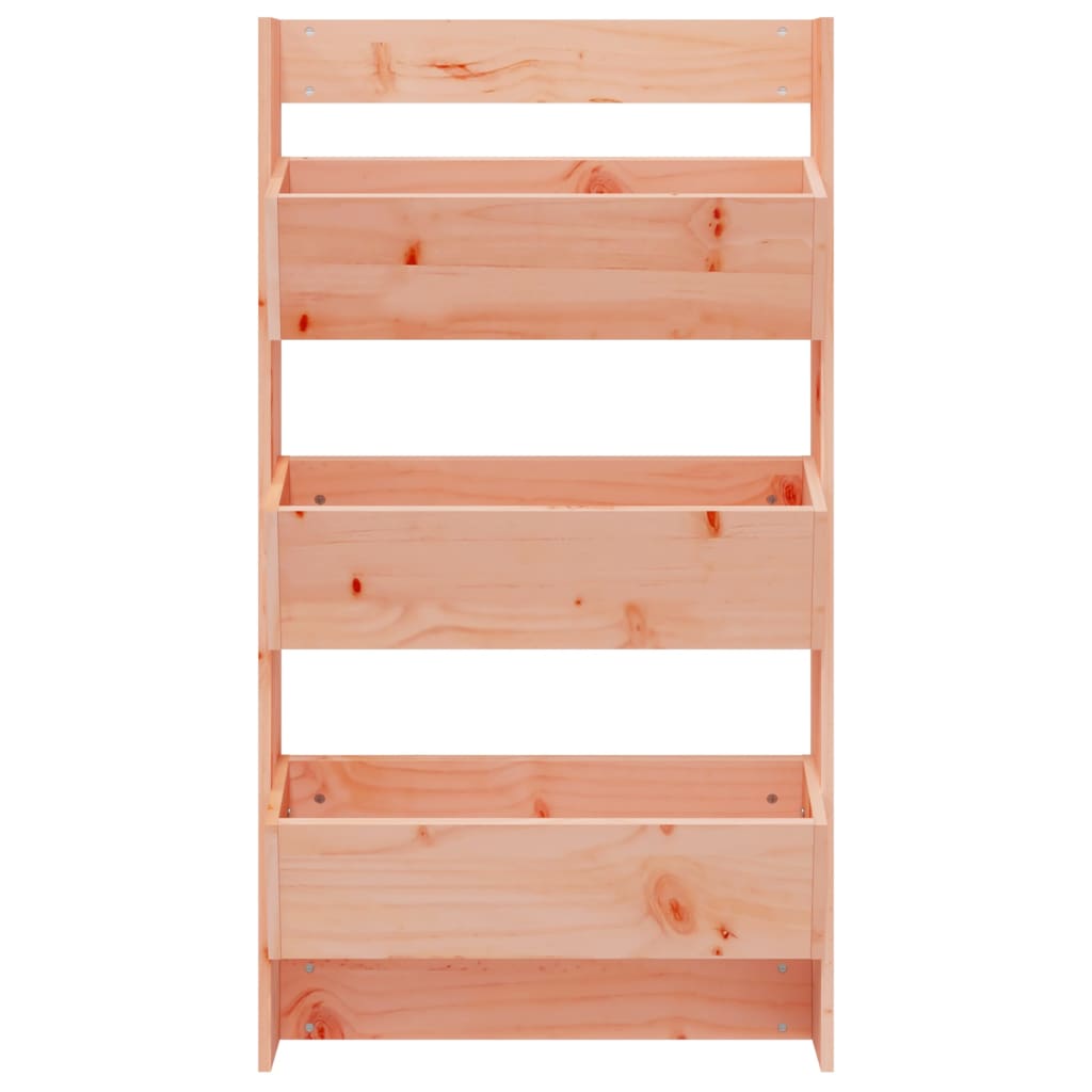 Jardinière murale verticale en bois massif, 3 bacs 60x110 cm