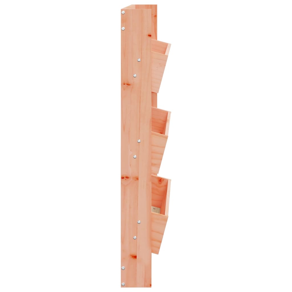 Jardinière murale verticale en bois massif, 3 bacs 60x110 cm