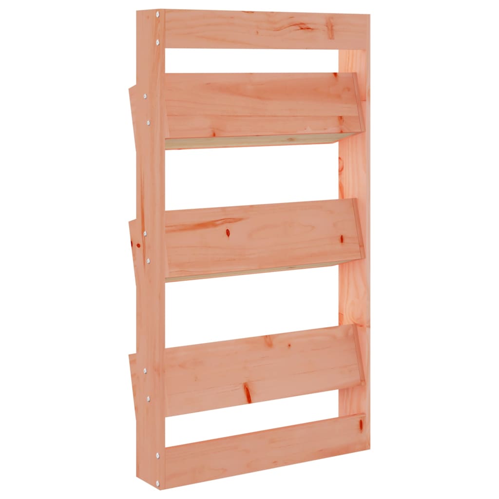 Jardinière murale verticale en bois massif, 3 bacs 60x110 cm