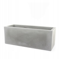 Jardinière rectangulaire effet béton