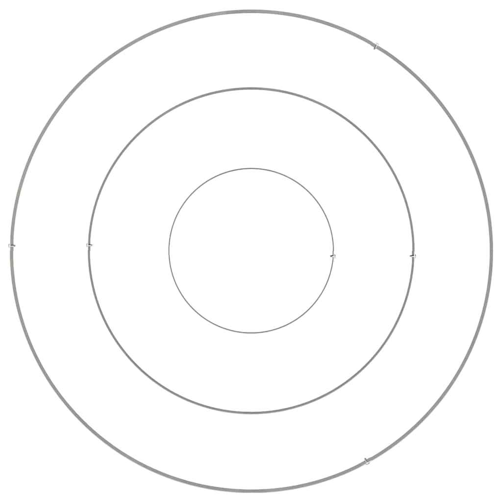 Jardinière ronde étagée en acier, Ø 90 ou Ø 120 cm, 3 niveaux