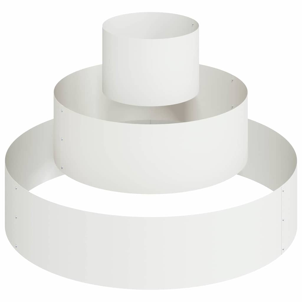 Jardinière ronde étagée en acier, Ø 90 ou Ø 120 cm, 3 niveaux