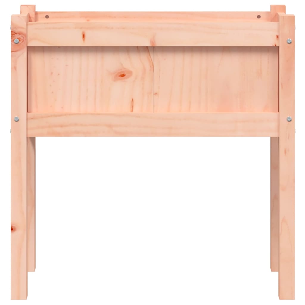 Jardinière sur pied en bois massif pour balcon et terrasse