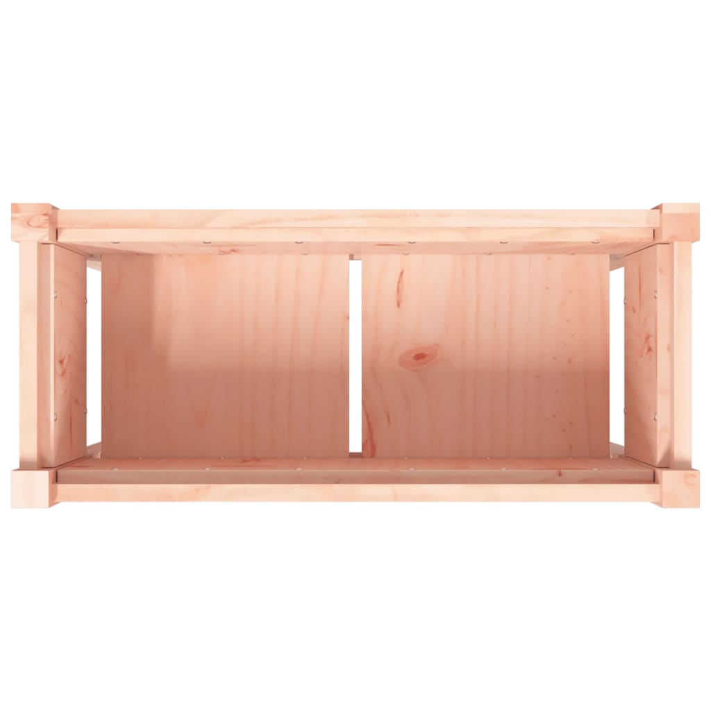Jardinière sur pied en bois massif pour balcon et terrasse