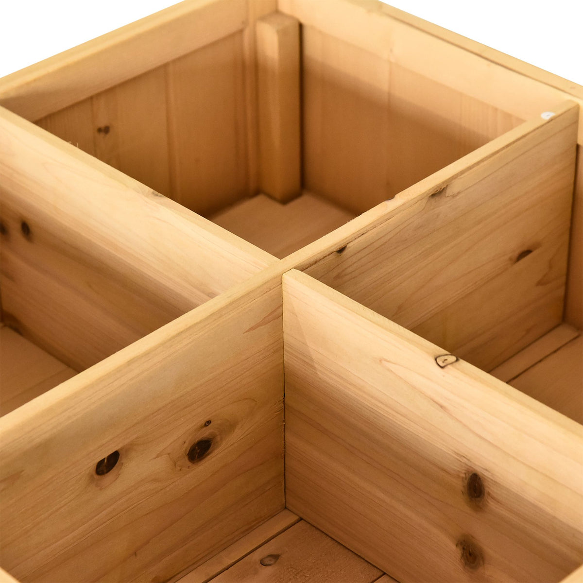 Jardinière potager sur pied en bois 110 cm, 8 compartiments