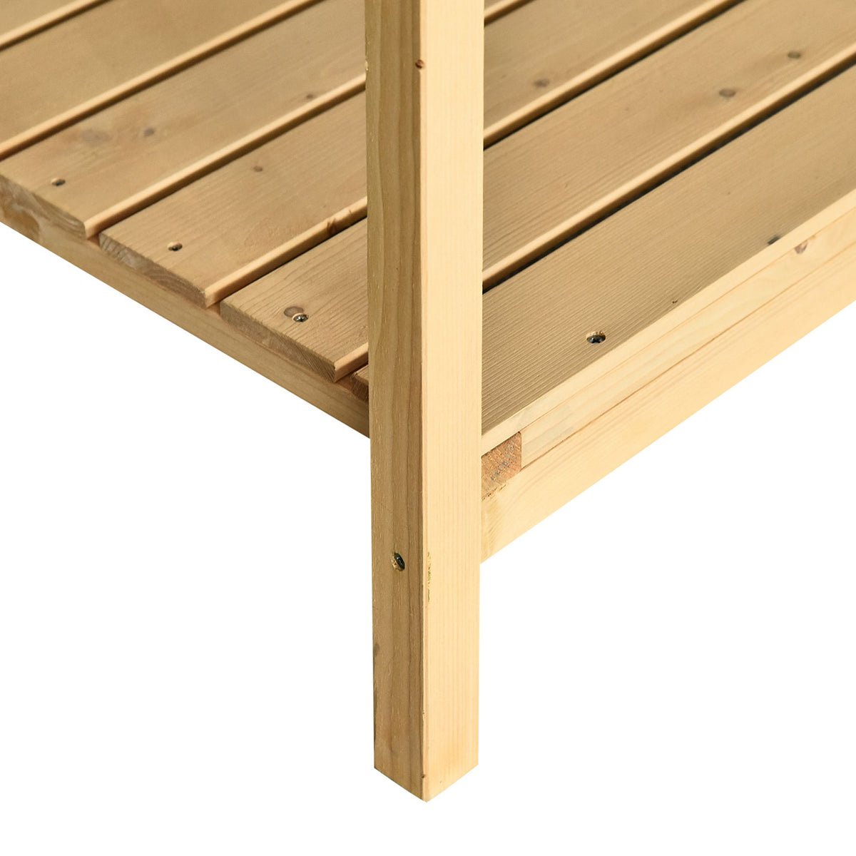 Jardinière potager sur pied en bois 110 cm, 8 compartiments