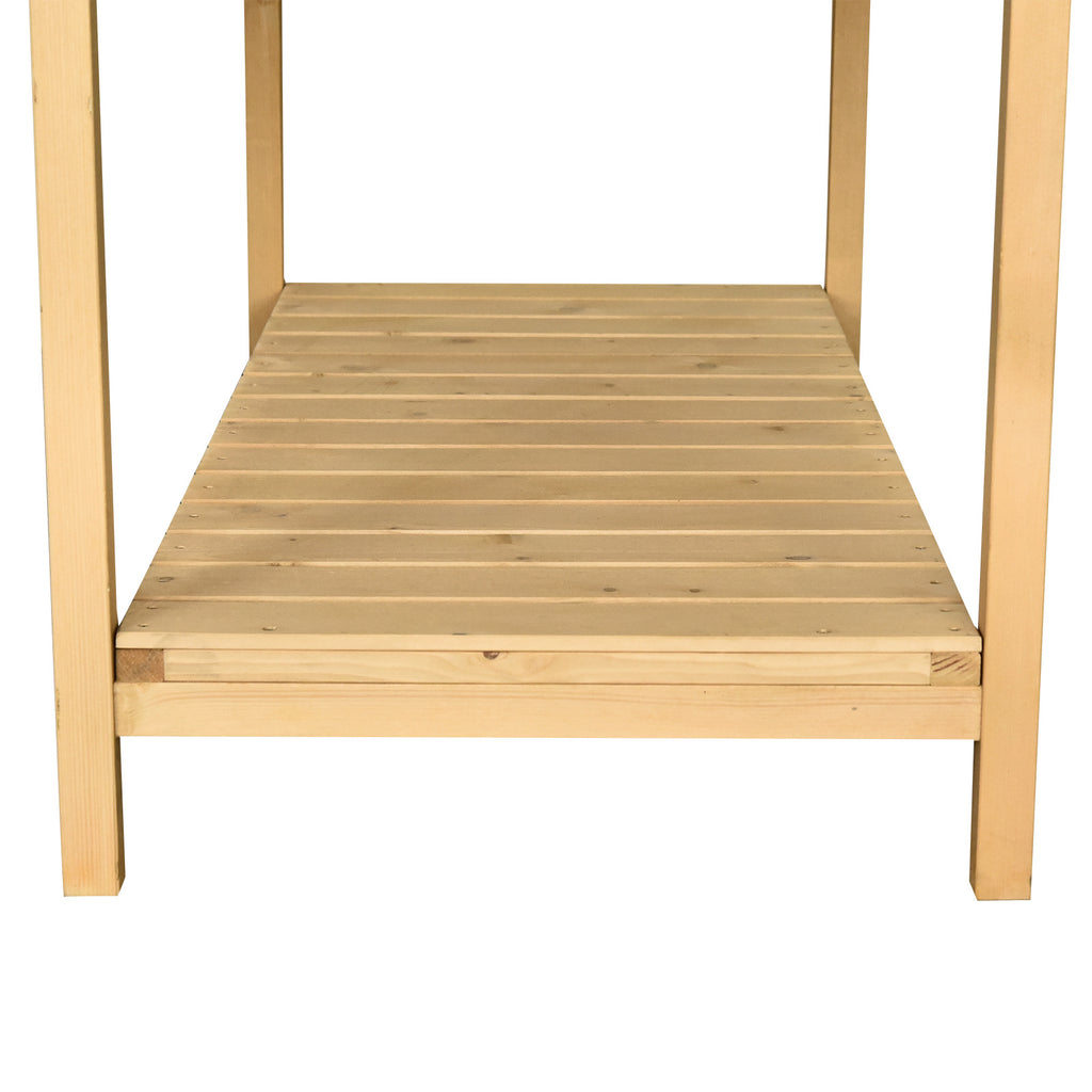 Jardinière potager sur pied en bois 110 cm, 8 compartiments