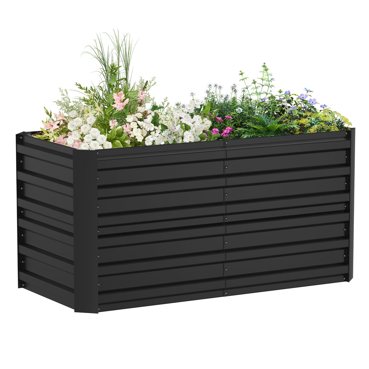 Jardinière surélevée en acier 180, 240 ou 300 cm de long