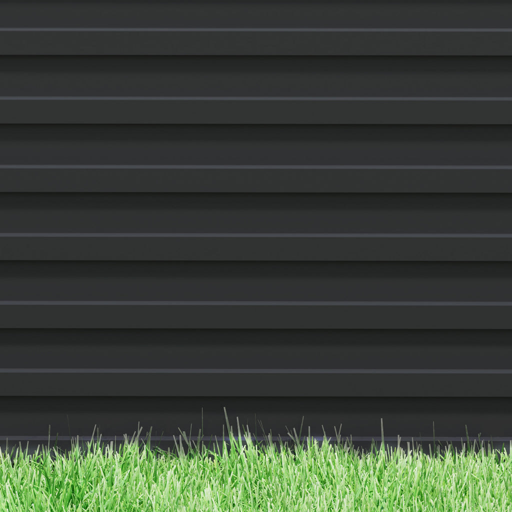 Jardinière surélevée acier galvanisé 160x80x60 cm anthracite