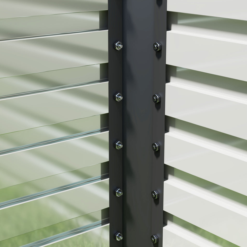 Jardinière surélevée acier galvanisé 160x80x60 cm anthracite