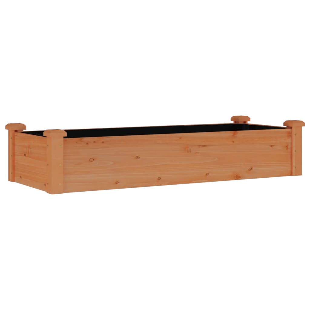 Jardinière surélevée en bois massif pour potager et fleurs