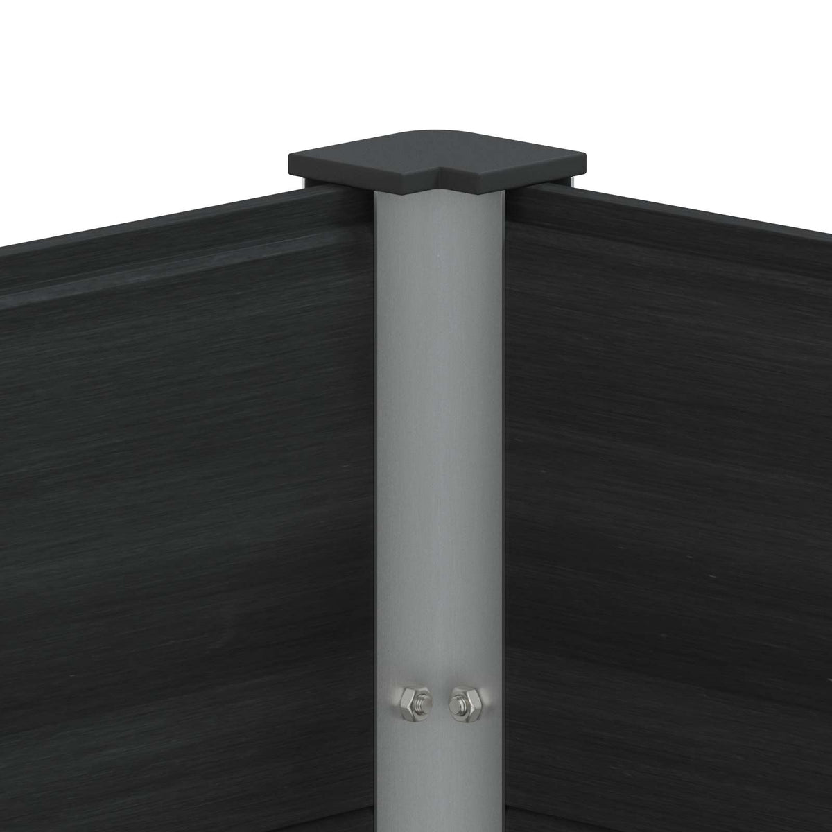 Jardinière surélevée noire 150x50x54 cm pour herbes et fleurs