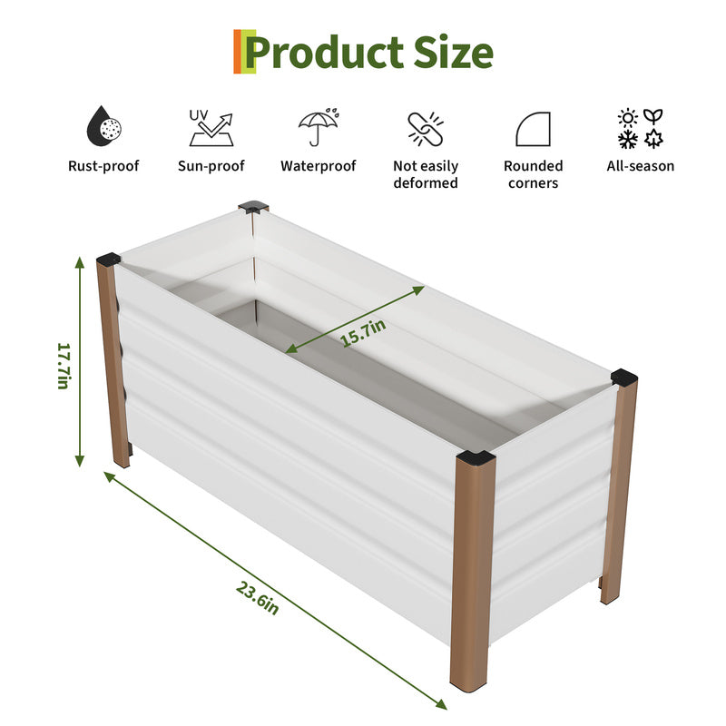 Dimensions : 100 x 40 x 45 cm. Couleur : blanc