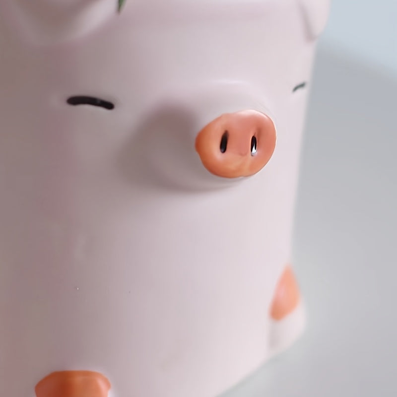 Pot de fleur en céramique Ø 9 cm — cochon ou caneton mignon